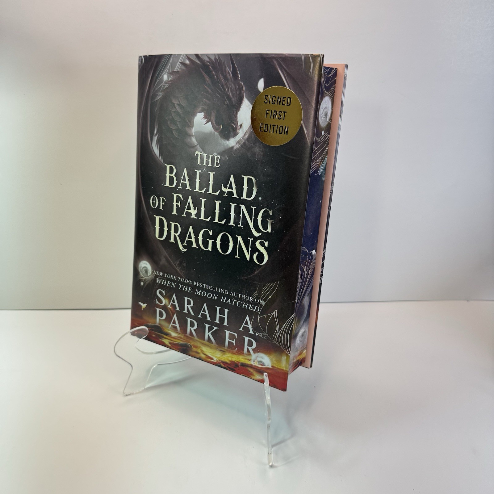 The Ballad of Falling Dragons by Sarah A. Parker Barnes & Noble Exc. HAND SIGNED