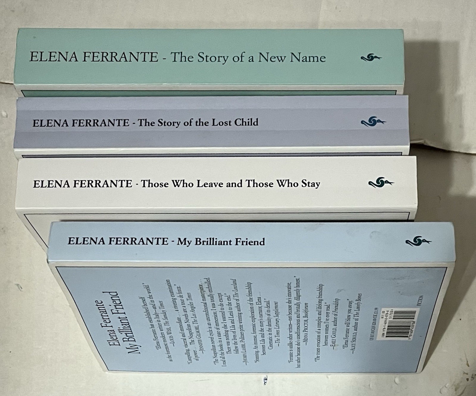 Complete Series Set NEOPOLITAN 1-4 Elena Ferrante Lot My Brilliant Friend 4 PB