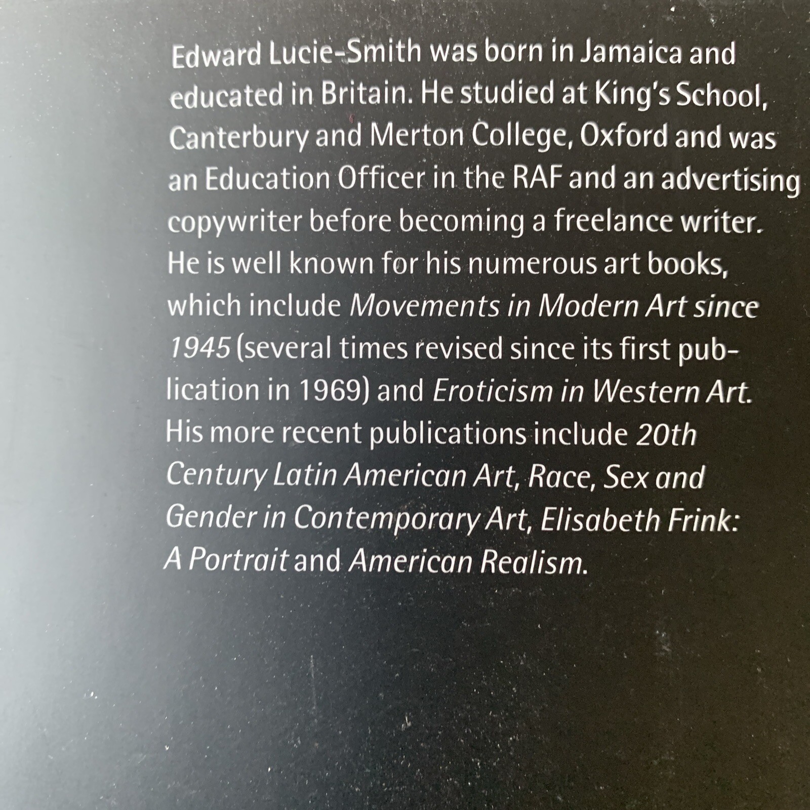 Art Today by Lucie-Smith, Edward, Large Paperback Book, 512 Pages,