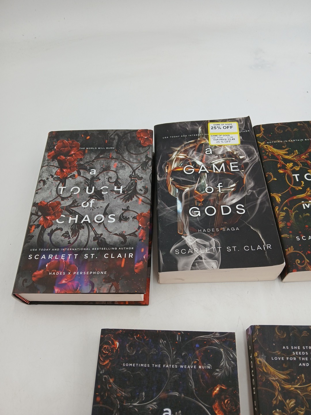 Scarlett St. Clair Book Lot of 5 Hades Adult Dark Romance Hades Persephone