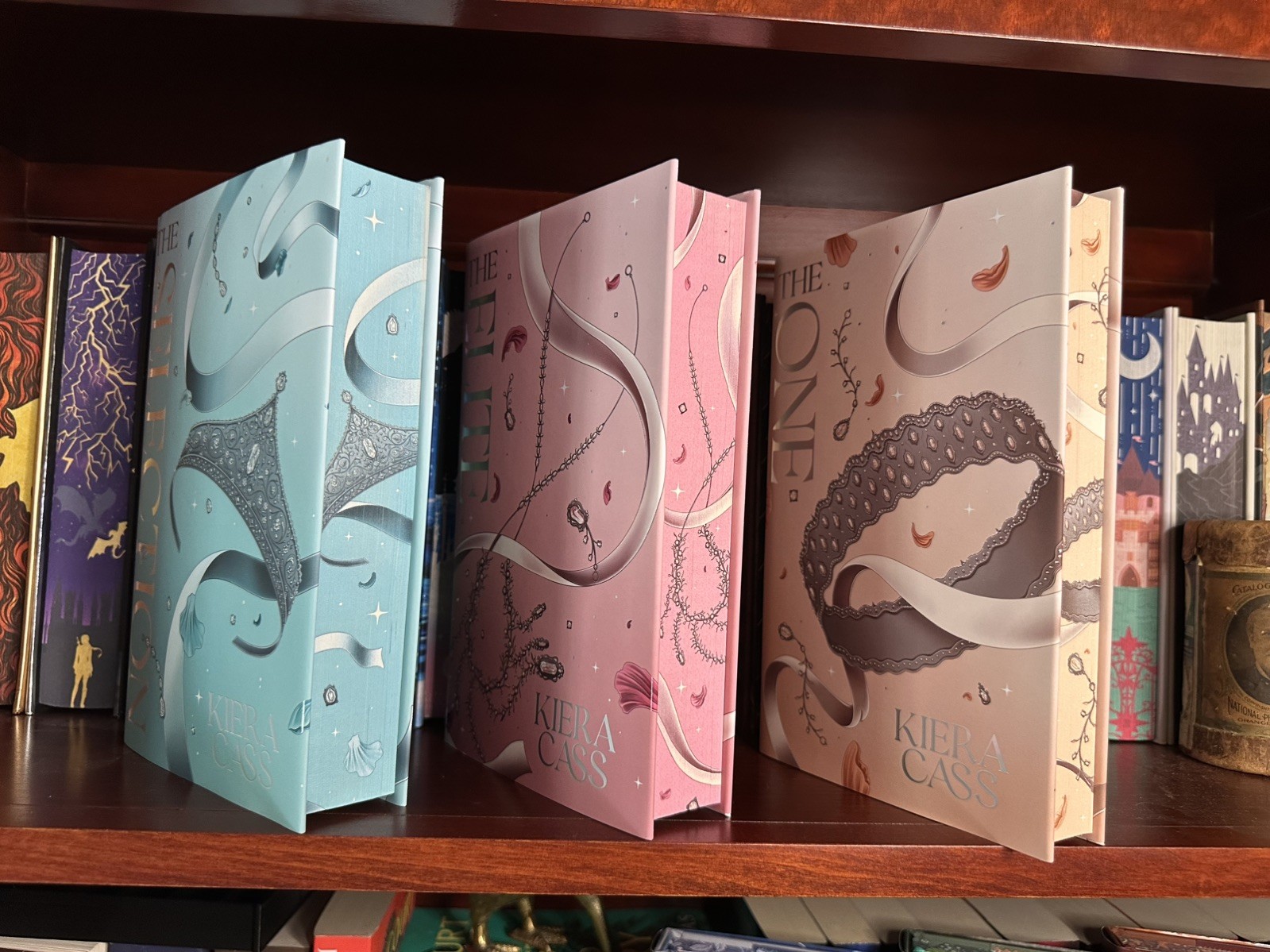 !!SIGNED!! FairyLoot The Selection, The Elite, The One Set by Kiera Cass