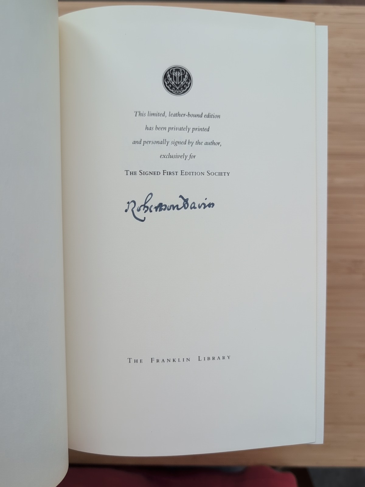 Franklin Library: Choose your own, Signed First Editions , Limited Edition