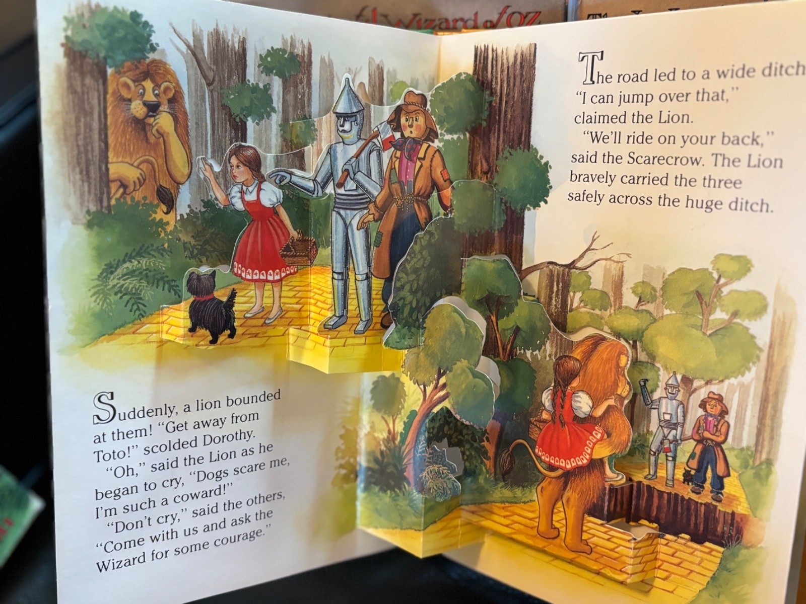 The Wizard of Oz Pop-up Books Set of 4 Treasury Collection Vintage