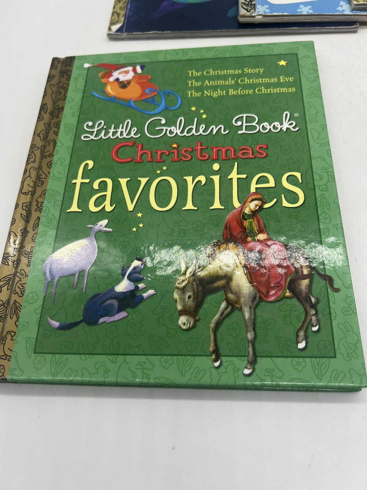 Lot of 7 Little Golden Books Newer 1990s-2020s Luca Christmas Nature Pooh Lion