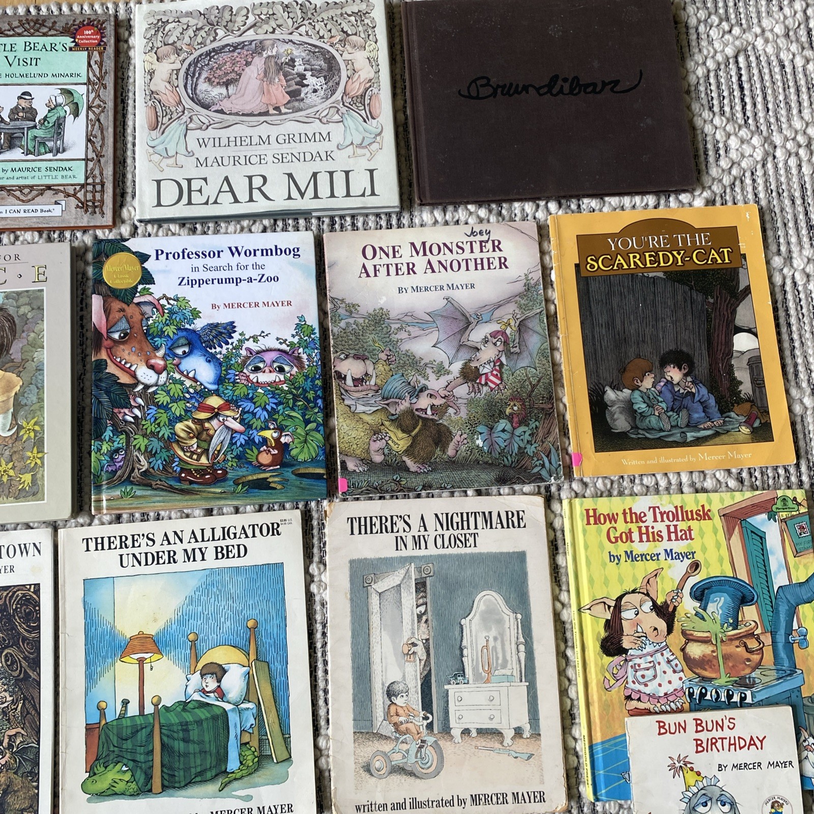 Lot of 21 Maurice Sendak, Mercer Mayer Children’s Books Very Rare Vintage Titles