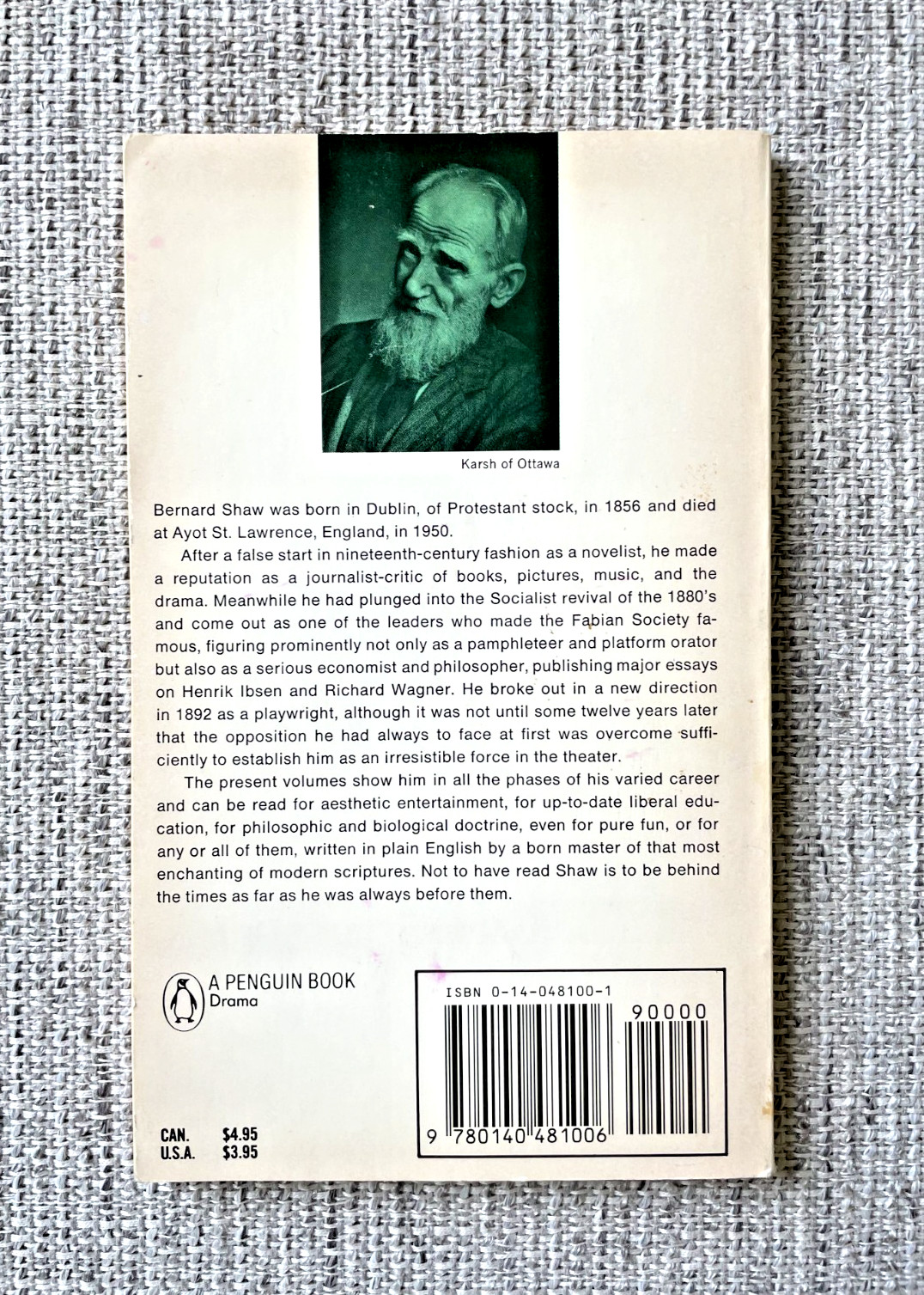 Caesar and Cleopatra by Bernard Shaw 1957 Penguin PB Good Condition Ships Free