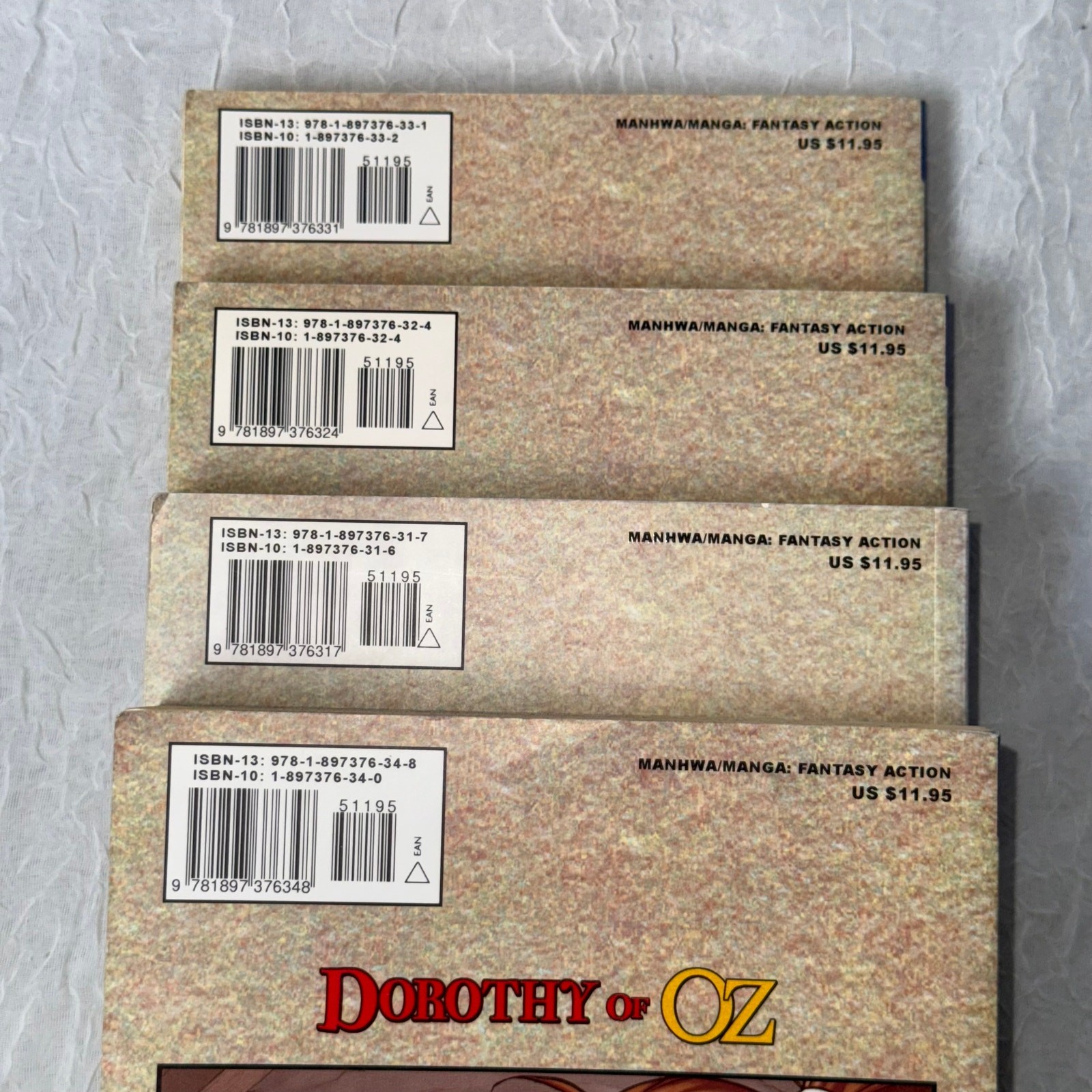 Dorothy of Oz Volume 1-4 Set Son Hee Joon English Manga Anime Paperback 2006 VG