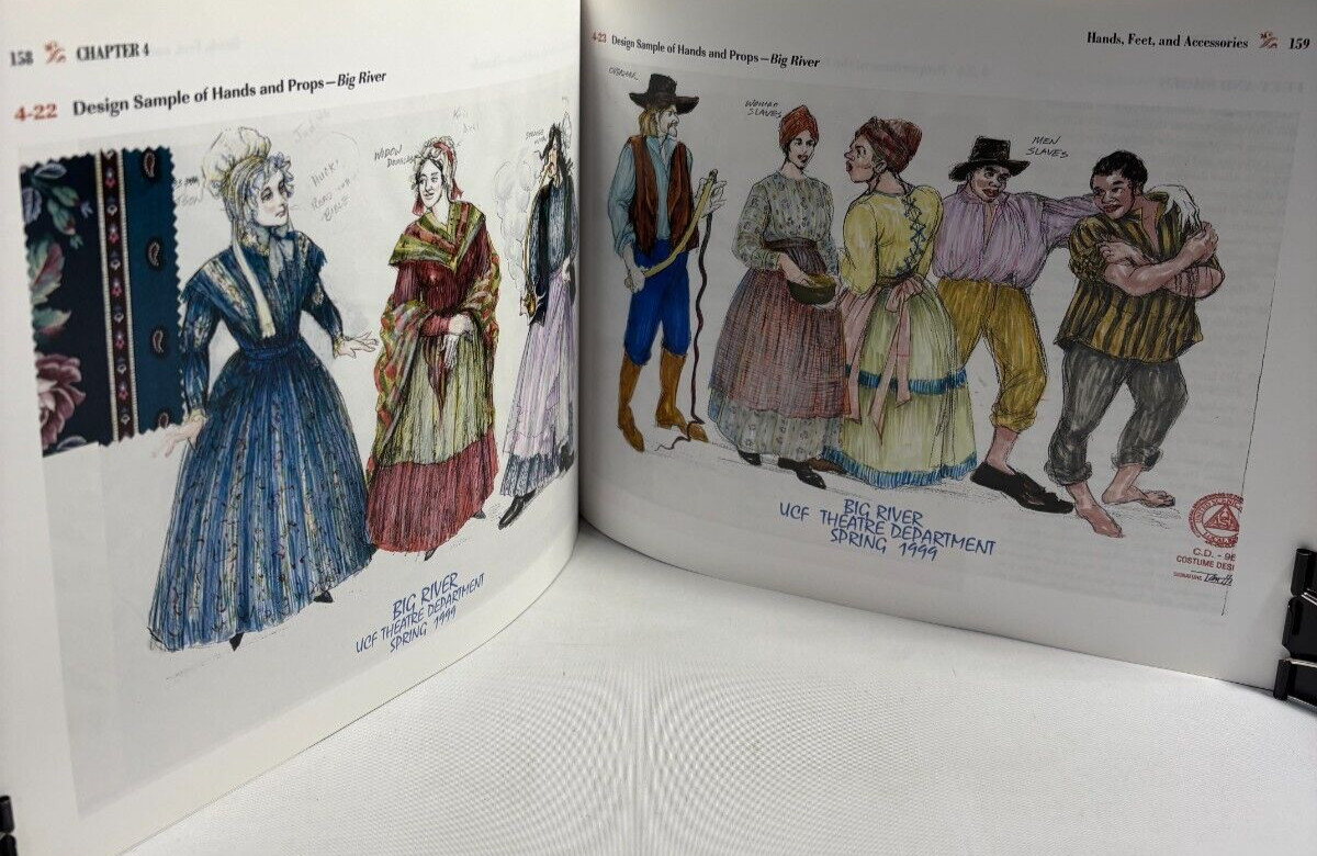Character Costume Figure Drawing by Tan Huaixiang, 2004 1st Printing