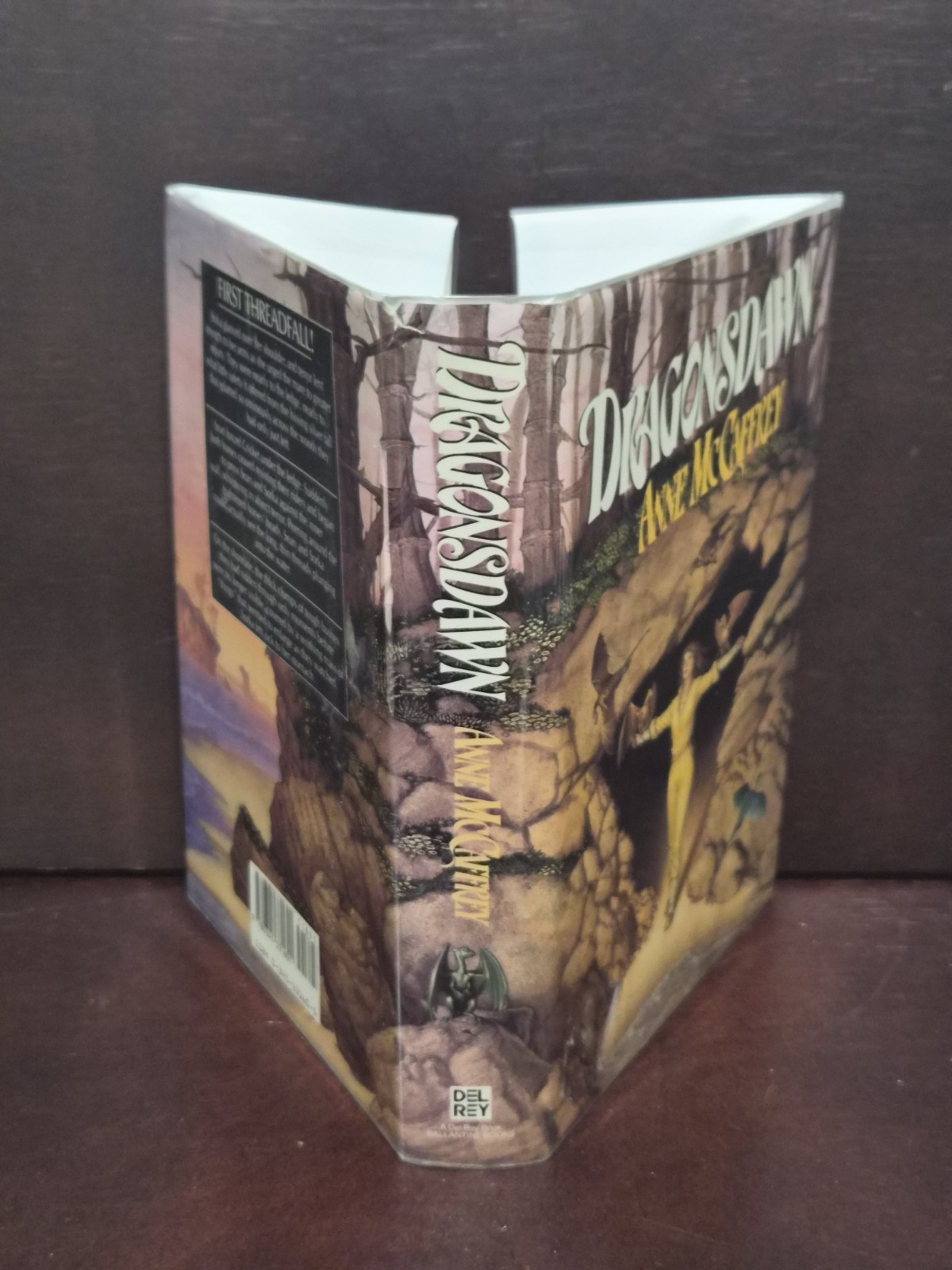 ​Anne McCaffrey DRAGONSDAWN 1988 1st/1st HCDJ Michael Whelan Dragonriders Pern
