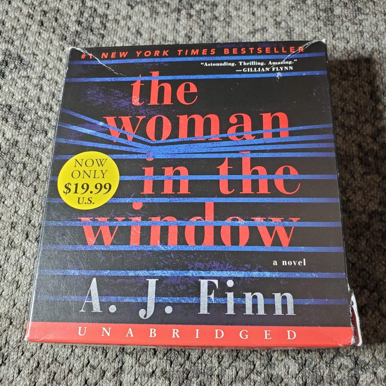 The Woman in the Window A. J. Finn 2018 Unabridged Audiobook CD HarperAudio
