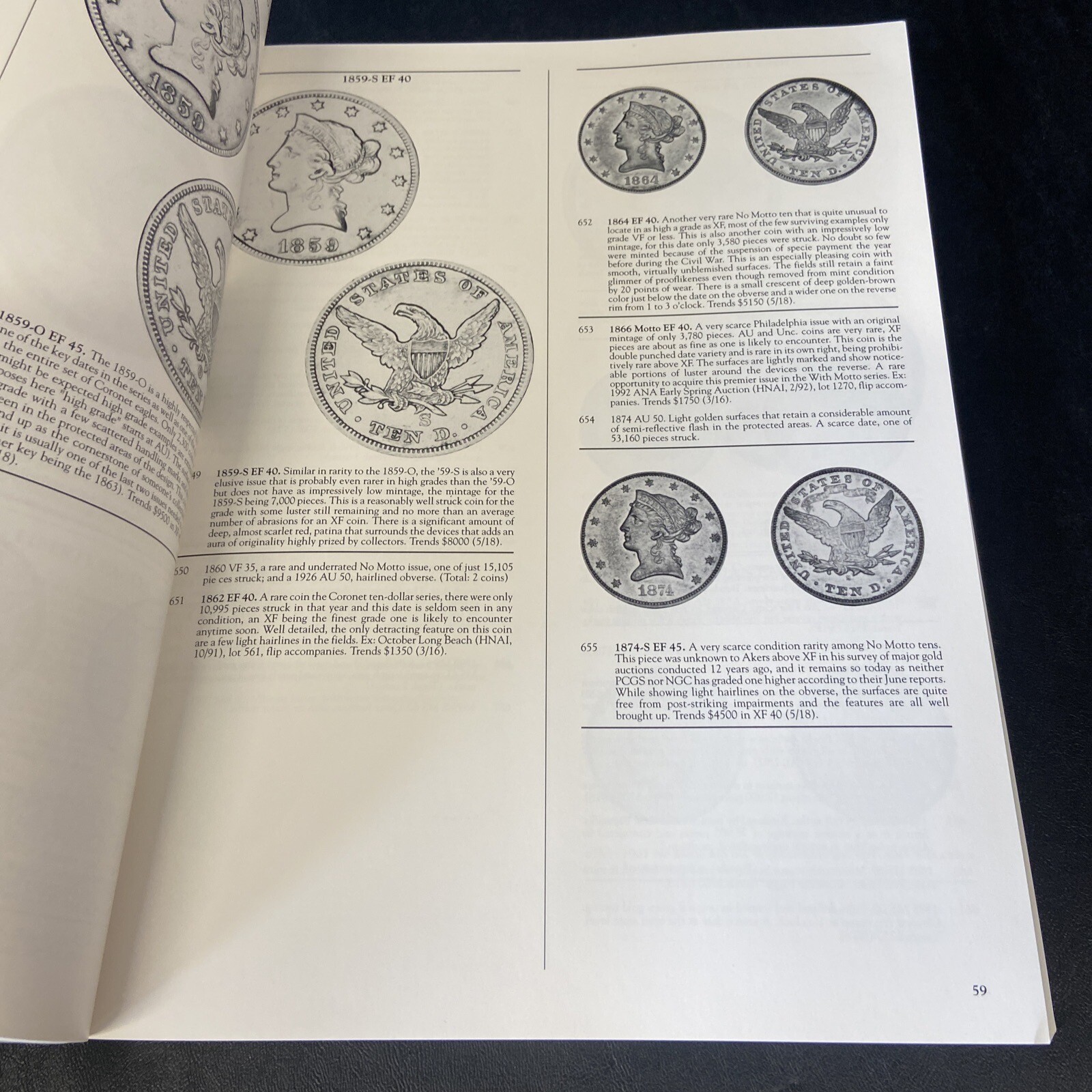 The Heritage Numismatic Coin Galleries AUCTION CATALOG – 288 Pages August 1992