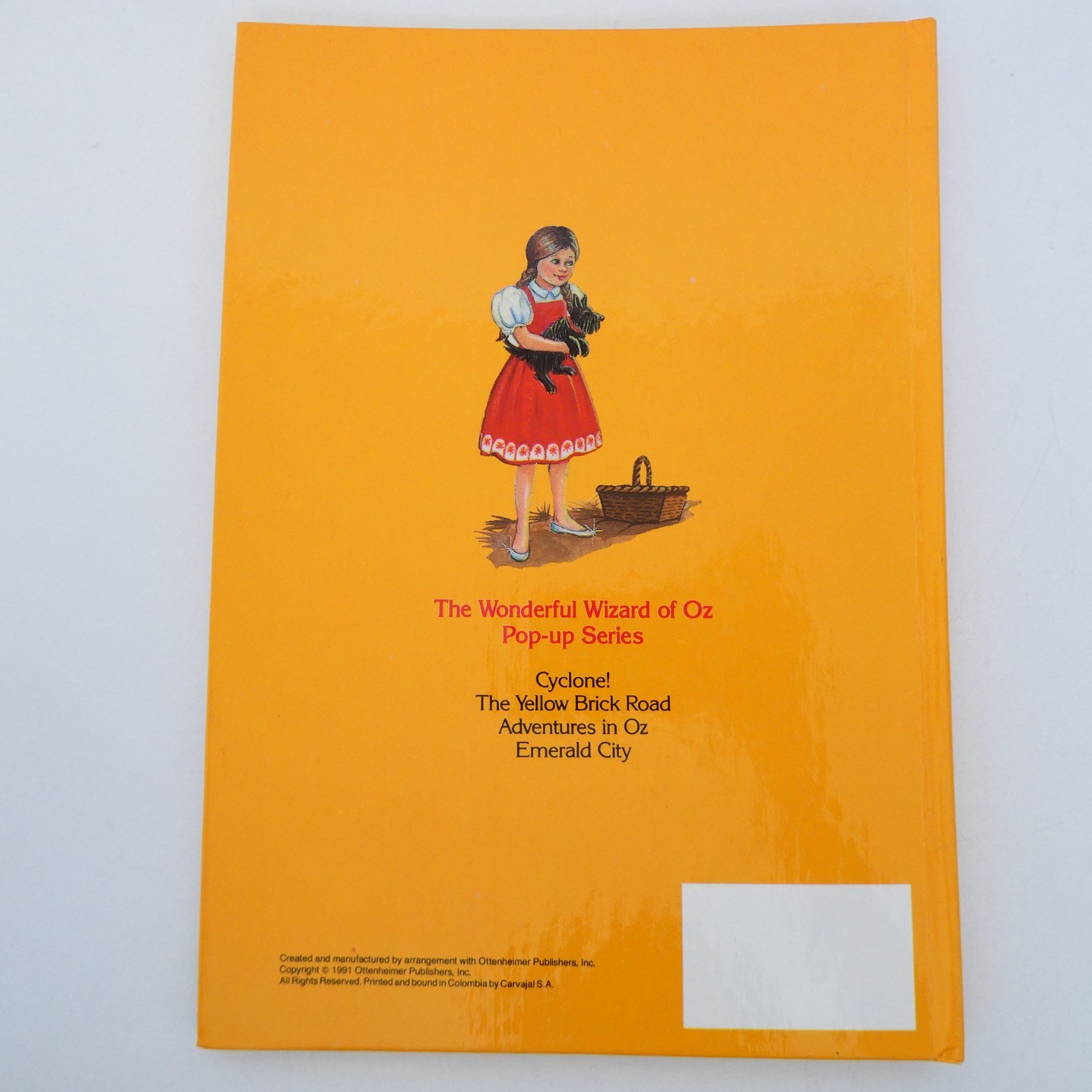 The Wonderful Wizard of Oz Treasury Collection 4 Pop Up Books Set 1991 Vintage
