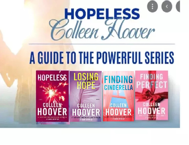 BEST SELLING COMBO BOOK SET OF COLLEEN HOOVER(HOPELESS+LOSING HOPE+FINDING