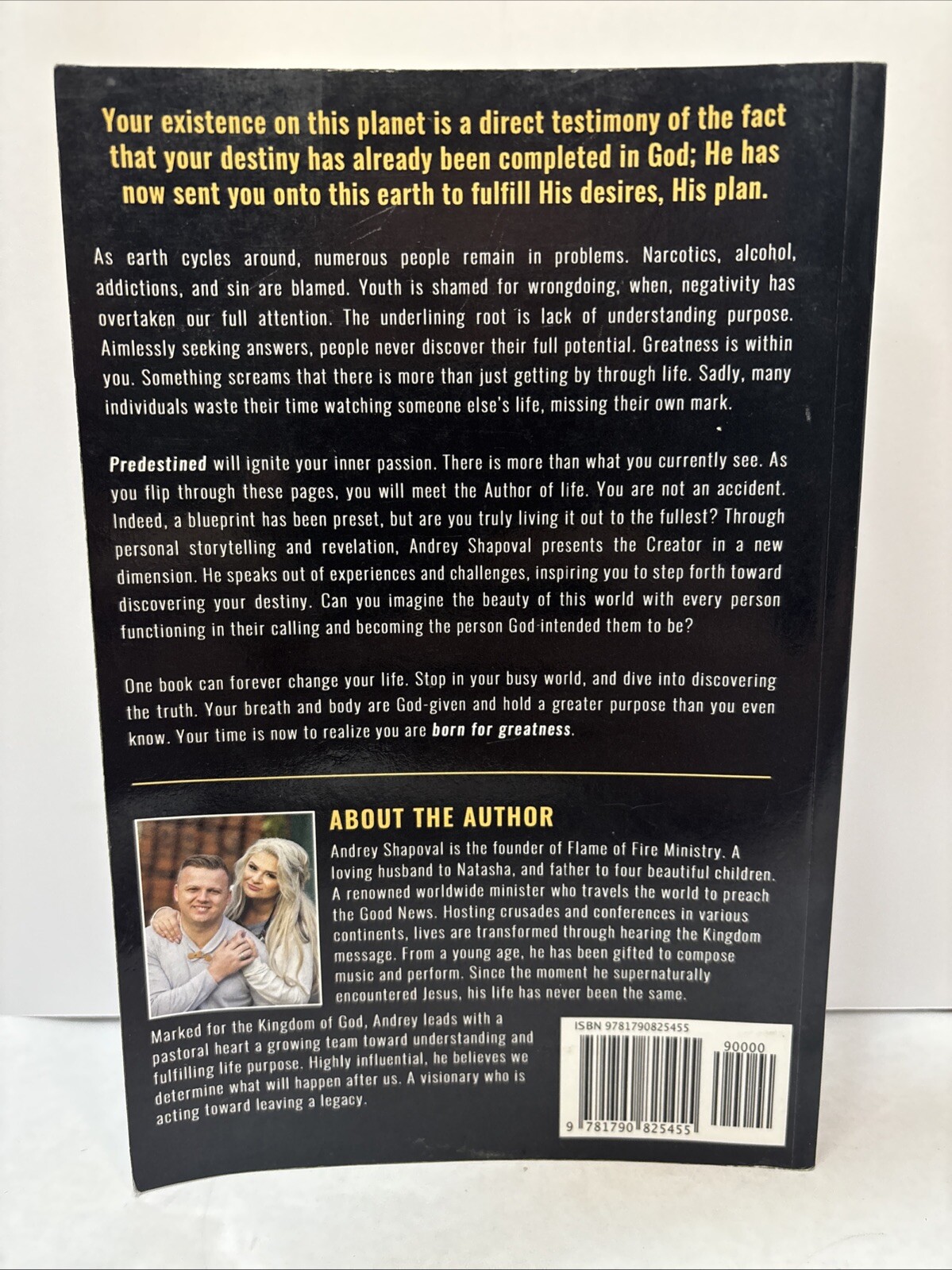 Signed! Predestined: Born for Greatness – Paperback By Shapoval, Andrey –