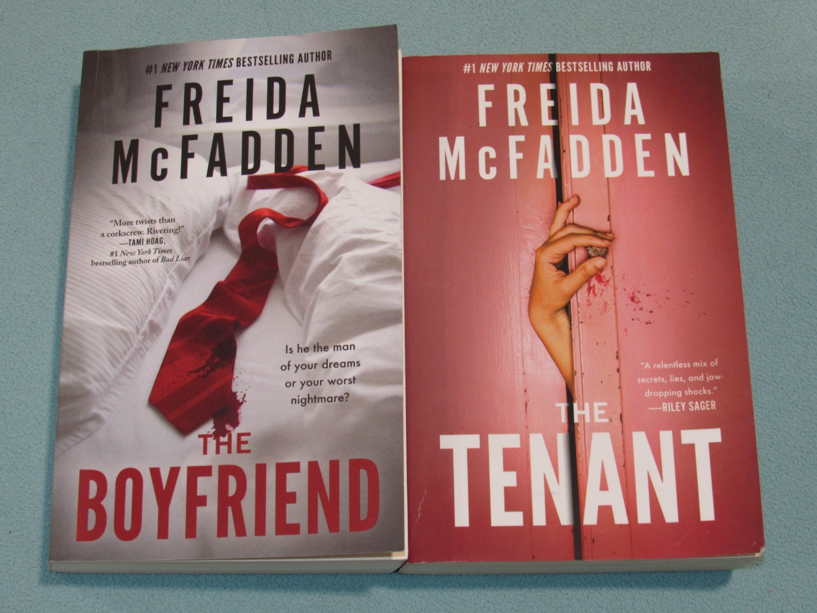 10 Book Lot: FREIDA MCFADDEN (Intruder~Tenant~Boyfriend~Teacher~Inmate~Housemaid