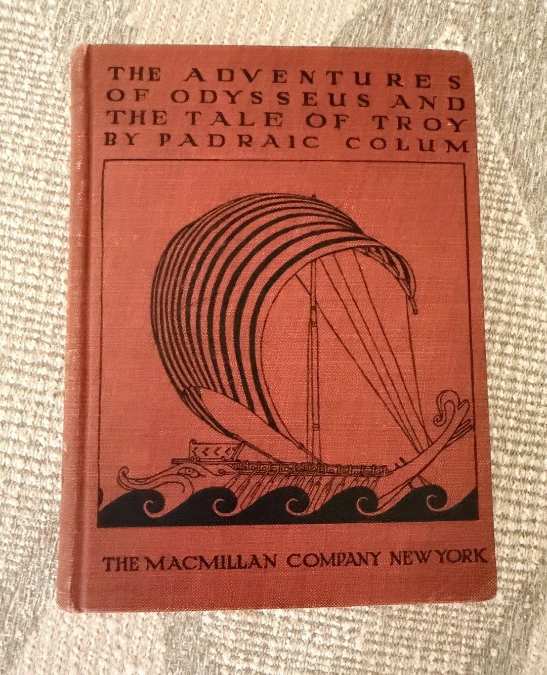 *VINTAGE* Adventures of Odysseus & Troy (Macmillan, 1918) Padraic Colum HC Book