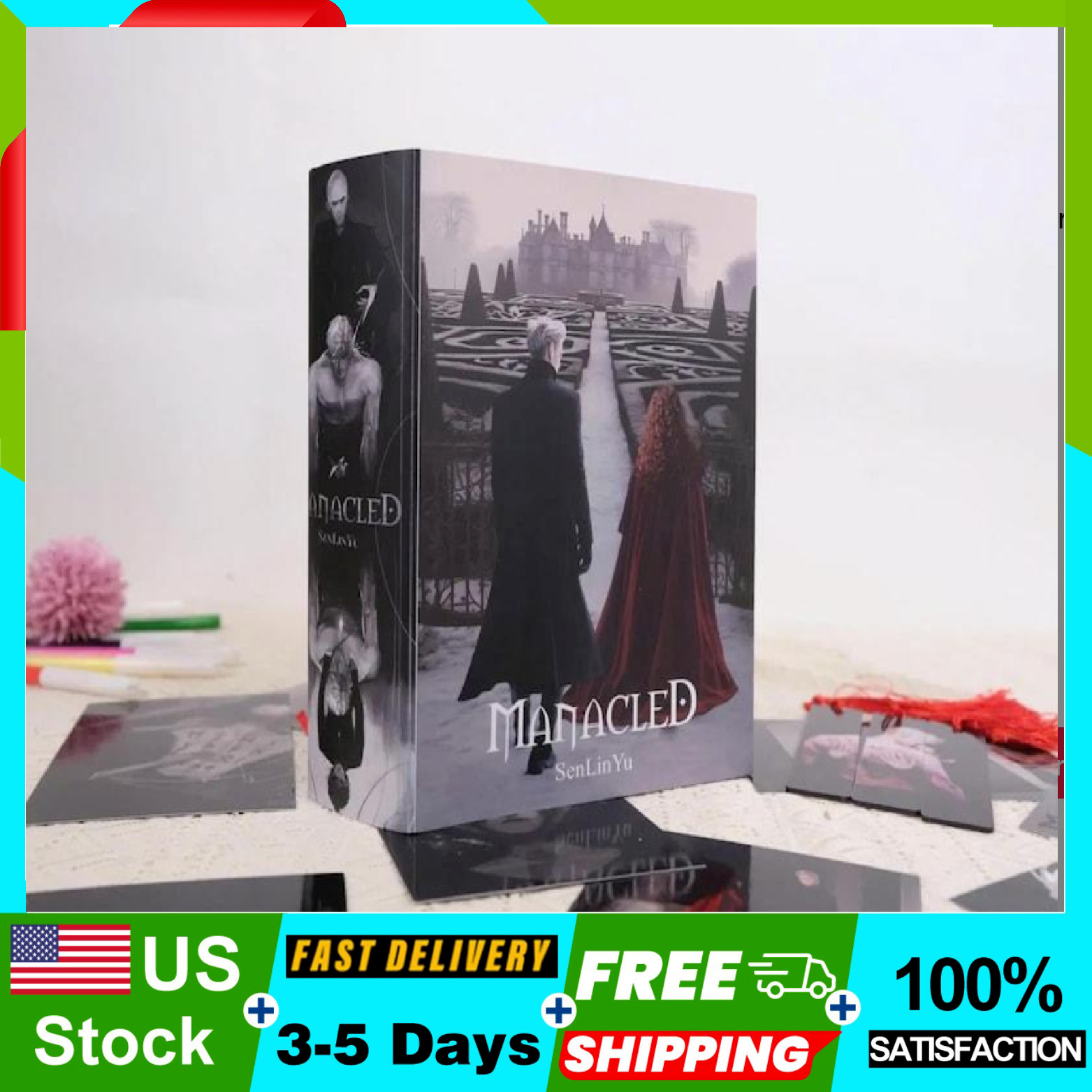 Entire Manacled Book with Illustrations – Hardcover by SenLinYu – 3 in 1