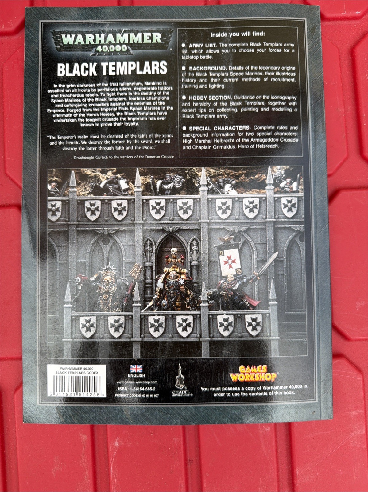 GAMES WORKSHOP BLACK TEMPLARS CODEX BY Games Workshop