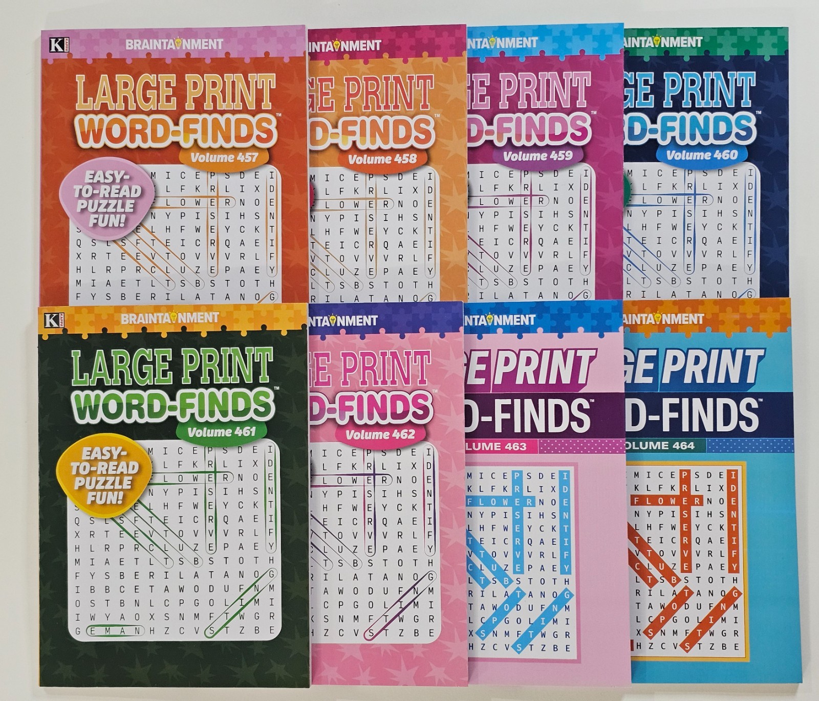 Large Print Word-Finds Puzzle Books Kappa Games,Search,Hunt~ Pick up to 30 Vols