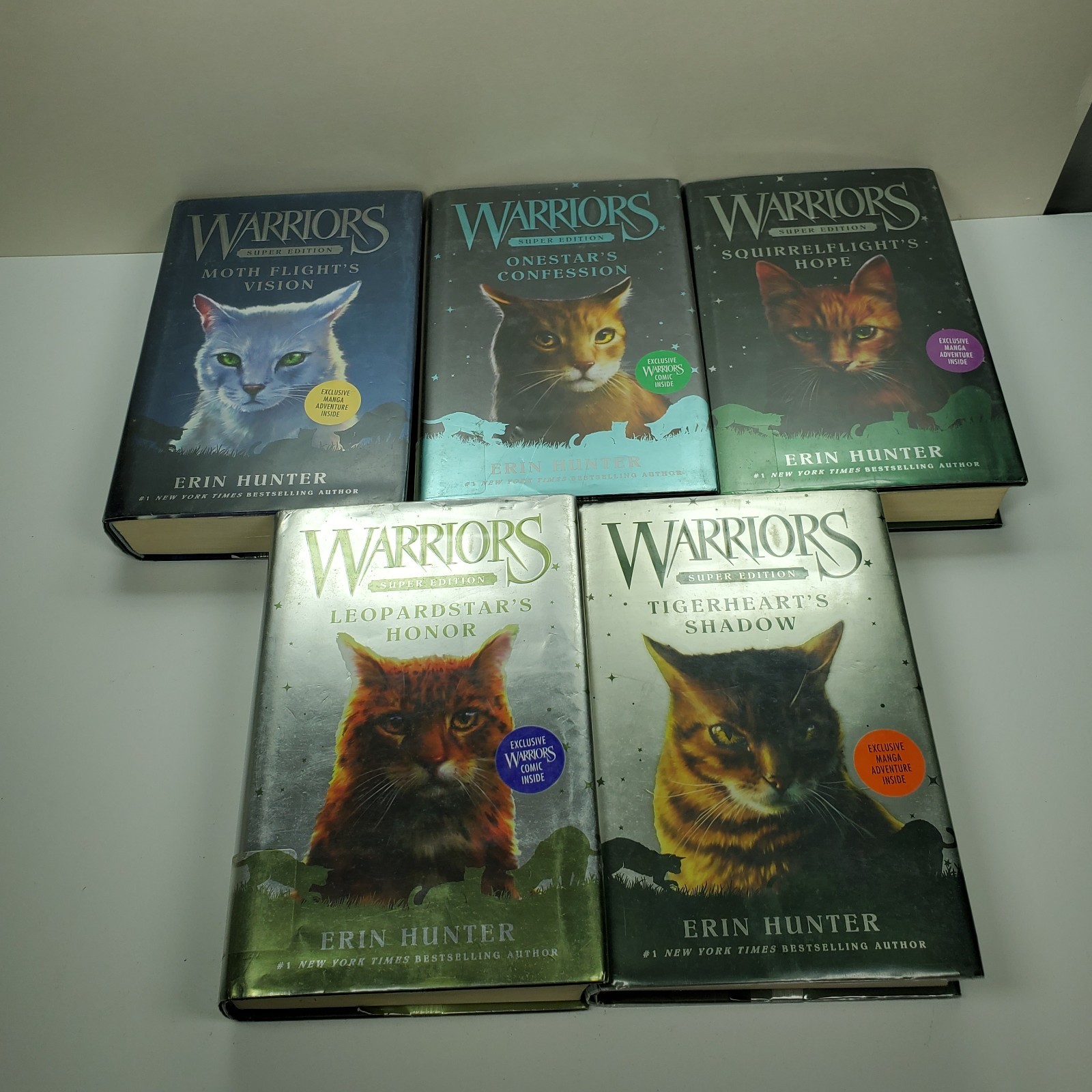 Warriors Super Edition x 6 Erin Hunter Book Lot Set
