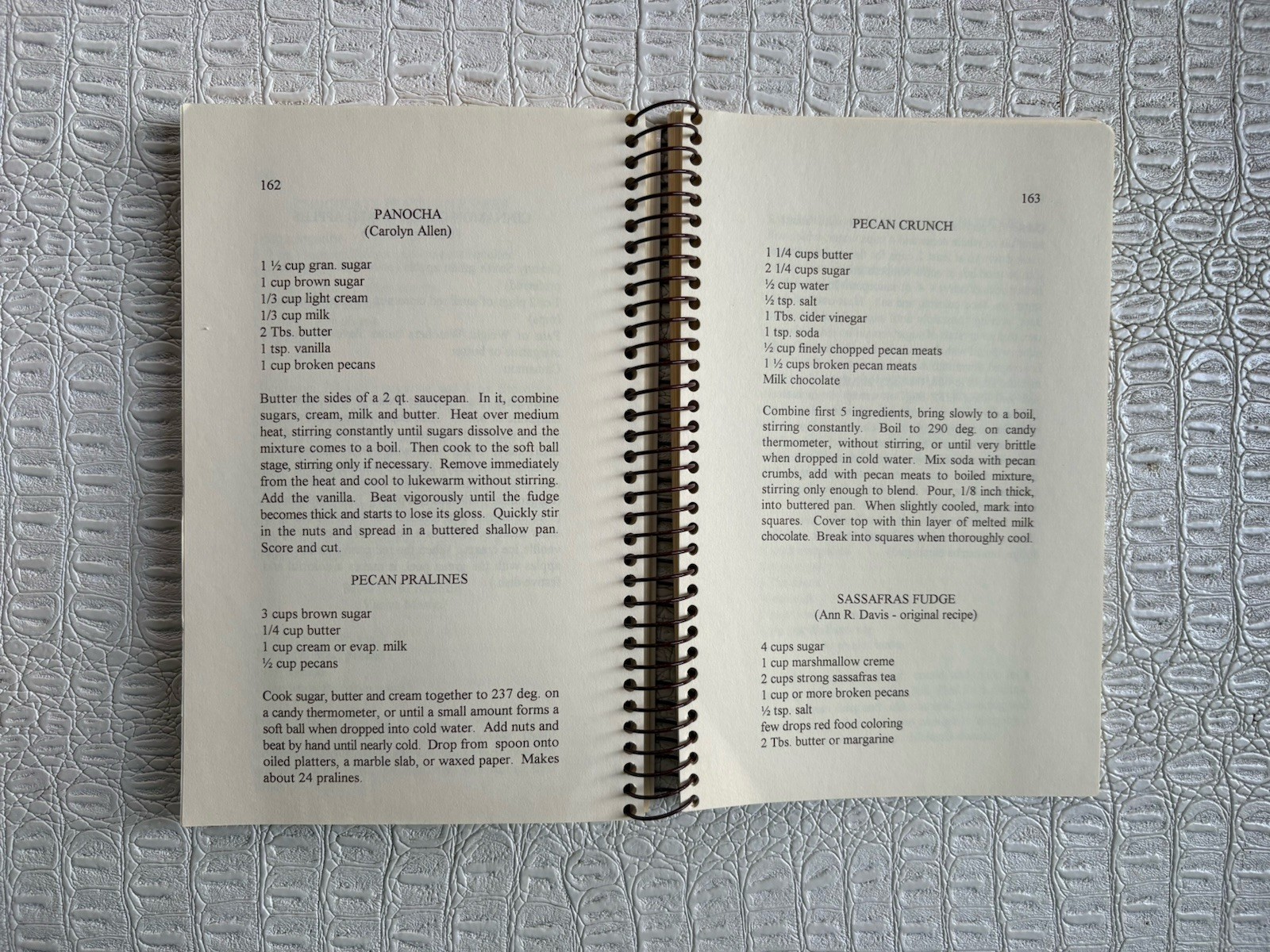 VTG Ashantilly Cookbook Darien Georgia Wire Spiral Bound Haynes Family 200 Pages