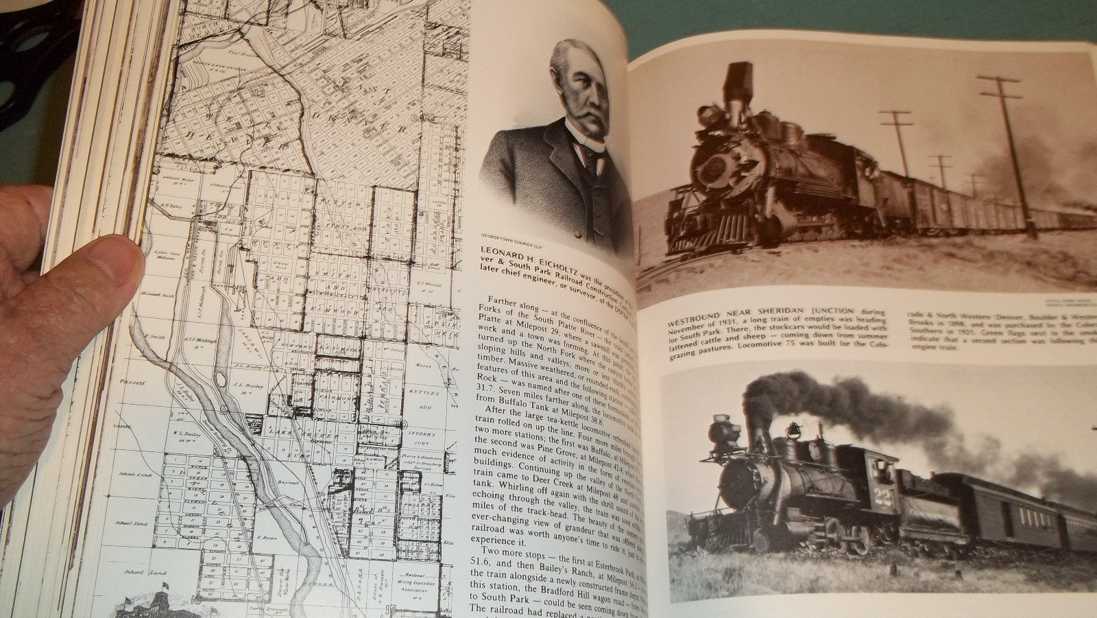The Mineral Belt Volume 1 – Old South Park – Denver to Leadville w/Map