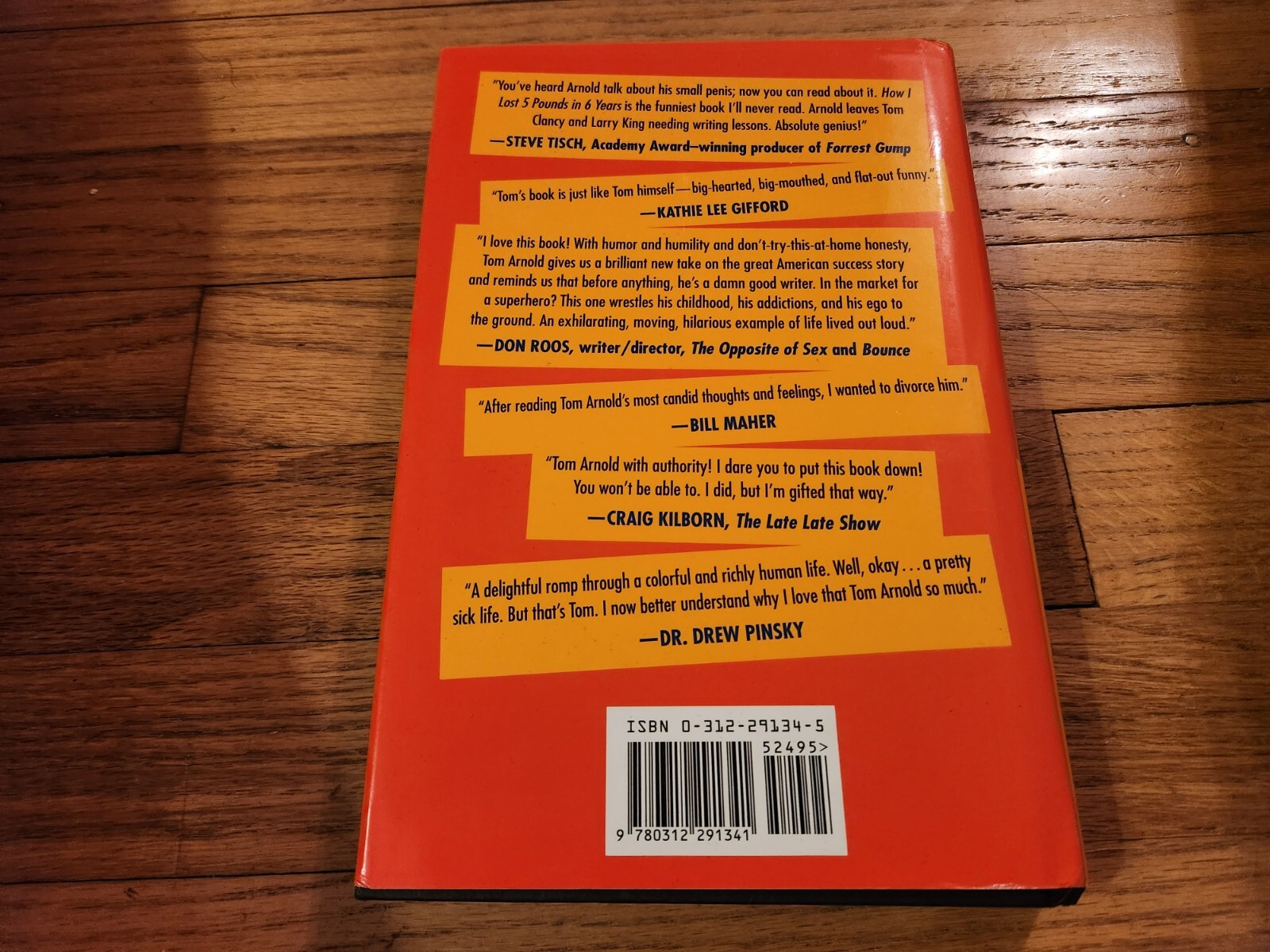 Tom Arnold SIGNED How I lost 5 Pounds In 6 Years 2002 First Edition HB w/GOA