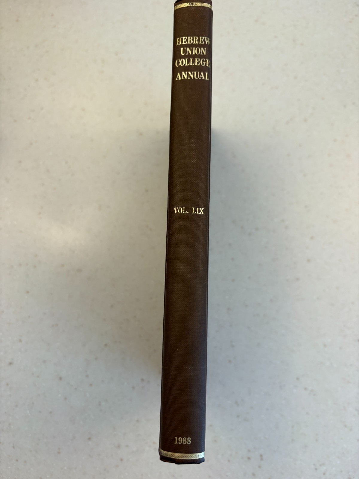 Hebrew Union College Annual, Volume LIX, 1988