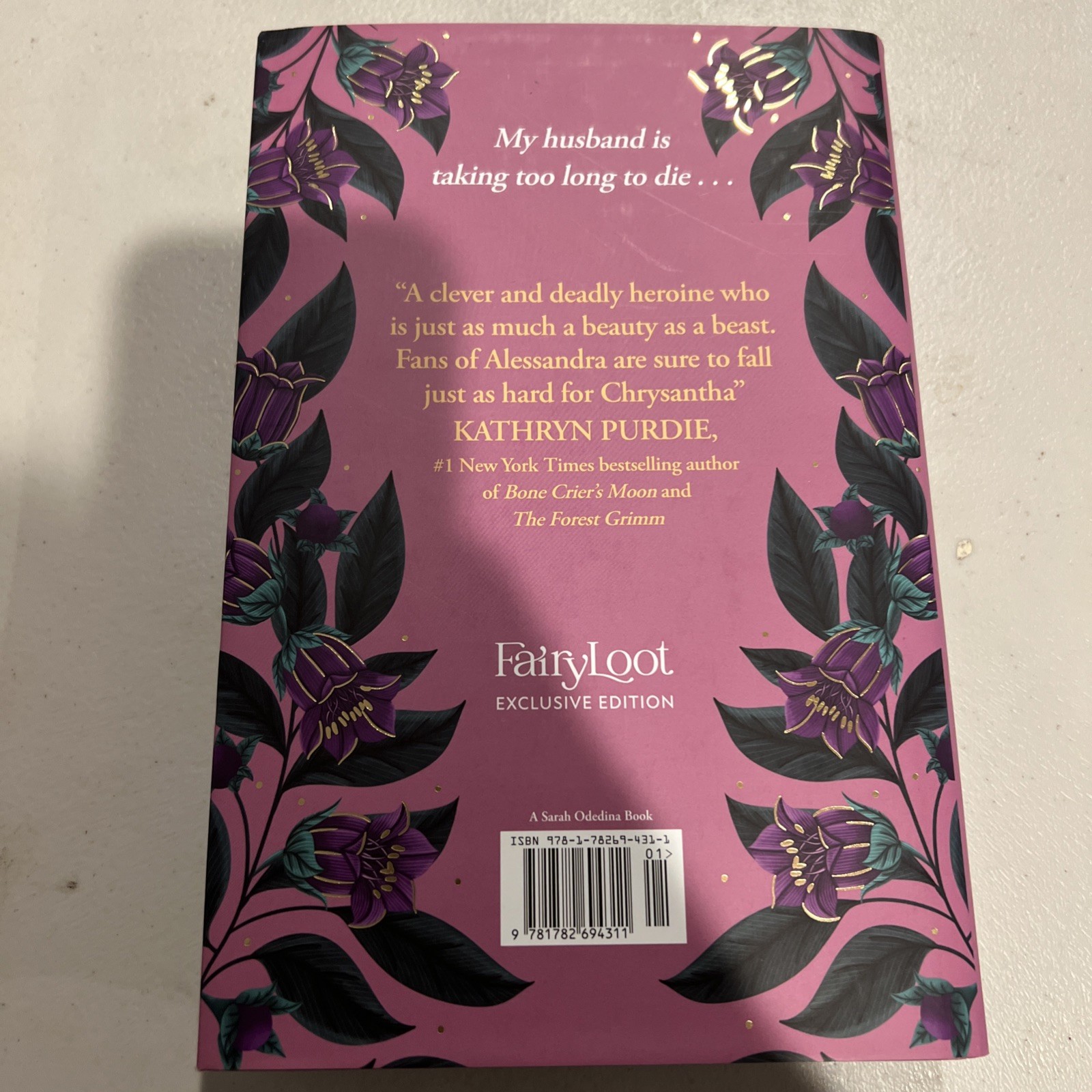 The Darkness Within Us Fairyloot Exclusive Edition Limited Edition Sprayed Edges