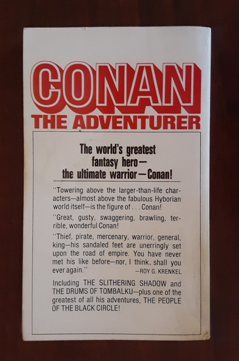 Lot of 5 Vintage CONAN Paperback Books Hyborian Age Stories Ace Sci Fi TOR