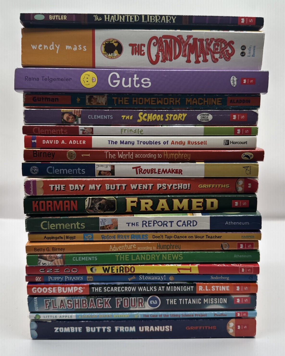 Lot of 21 Softcover Paperback Scholastic & More Children’s Books Guts