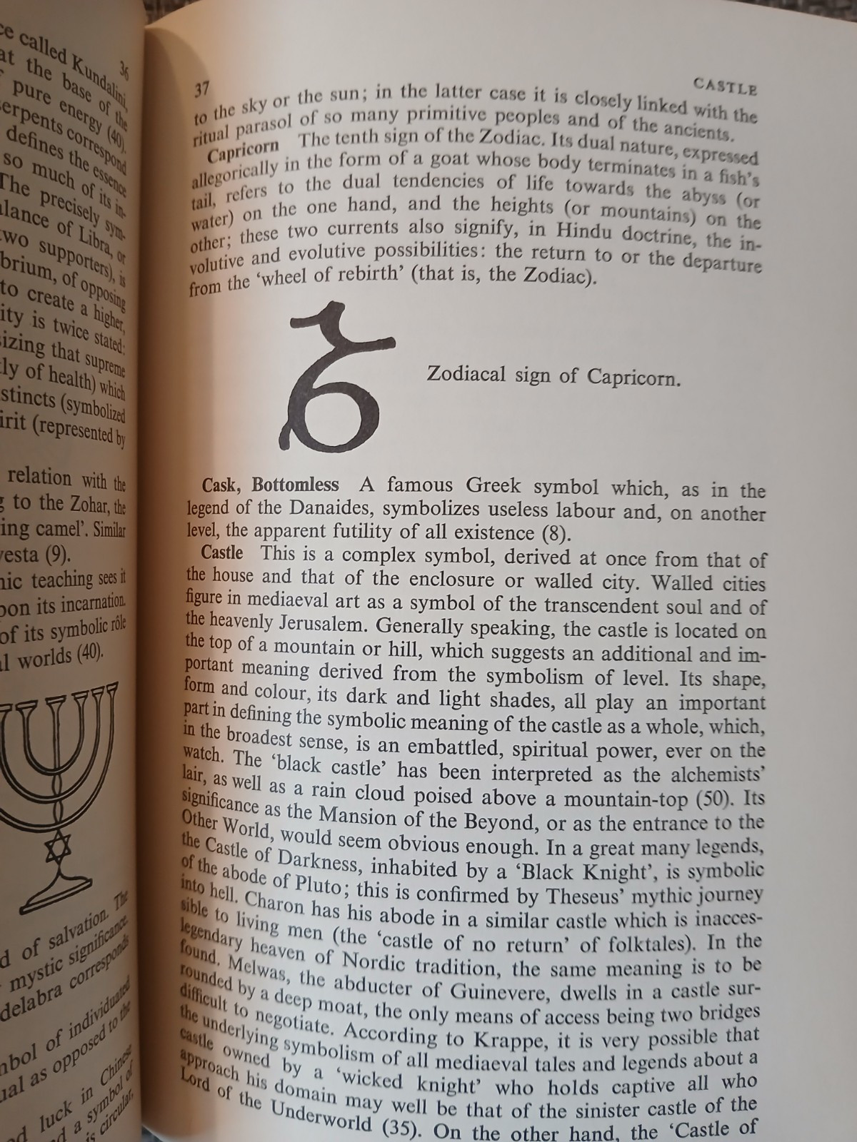 A Dictionary of Symbols J.E. Cirlot HC DJ 1962 Philosophical Library
