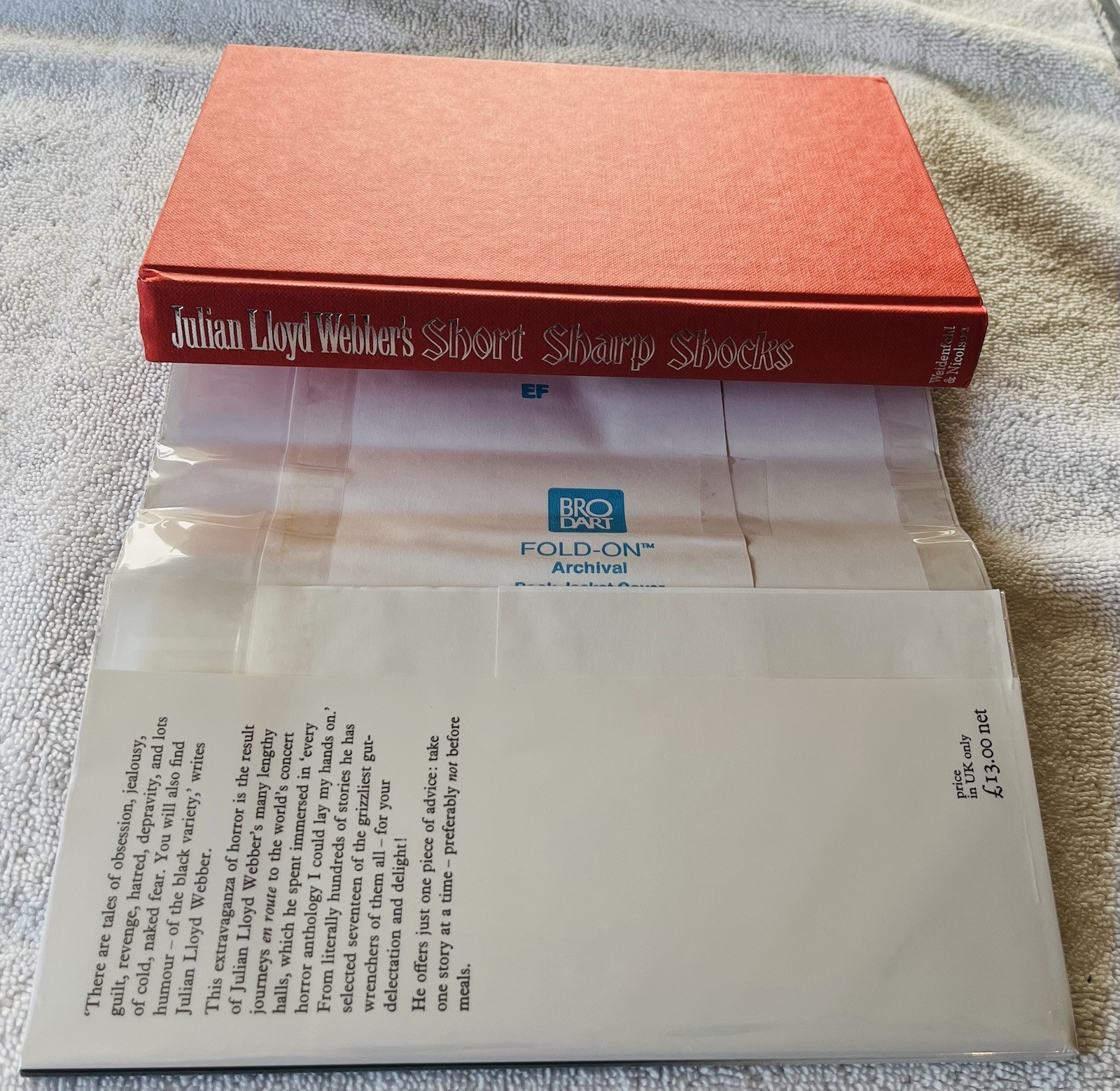 Short Sharp Shocks: Masterclass Of The Macabre ~ 1st Ed U.K. HC 1990 ~ Signed!