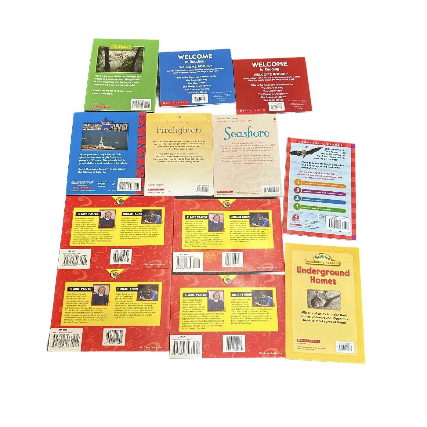 Educational Books Lot Of 50, Grades 2-3 Reading Levels Houston Mifflin