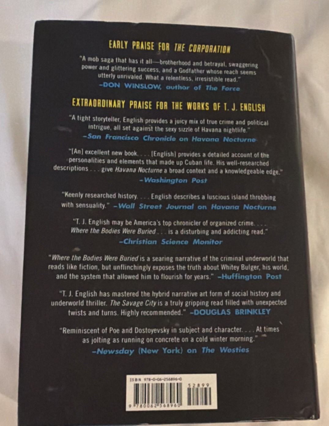 Corporation An Epic Story T.J. English Hardcover HarperCollins 2018