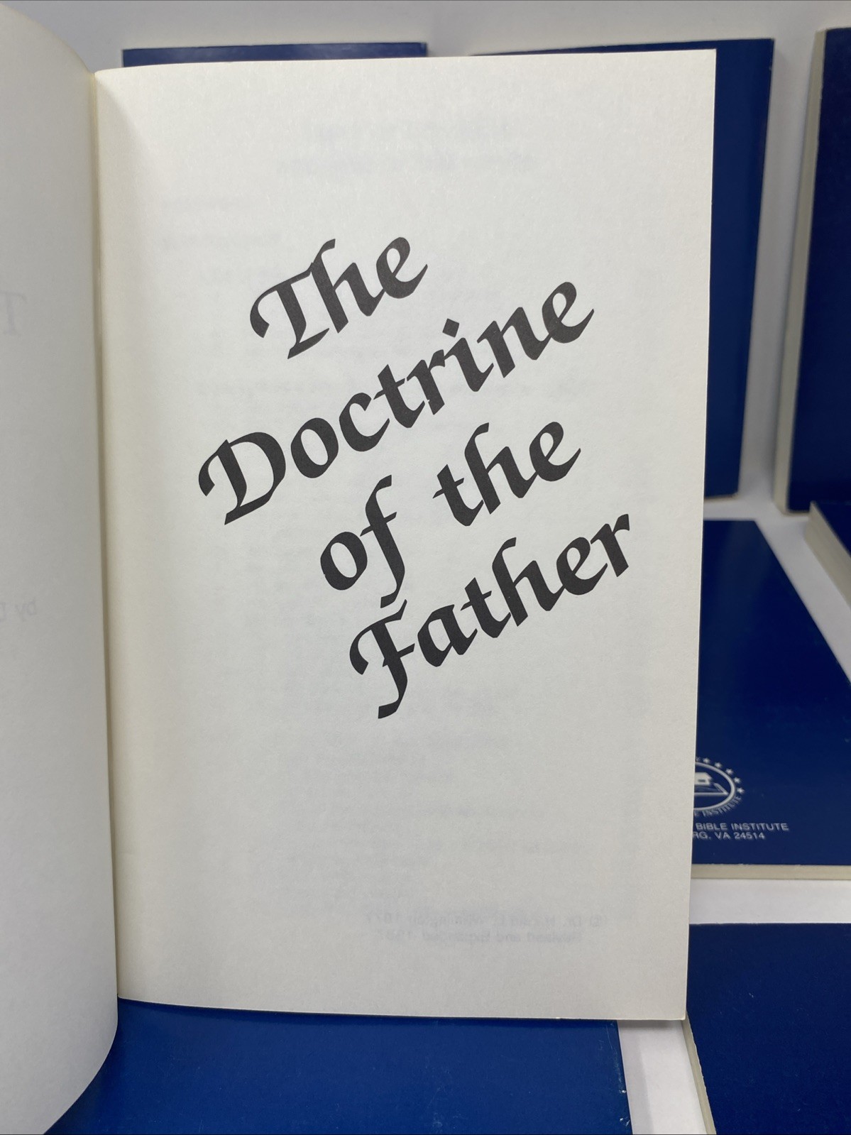 Liberty Bible Institute Doctrine Books Lot 11 Harold Willmington Unmarked Pages