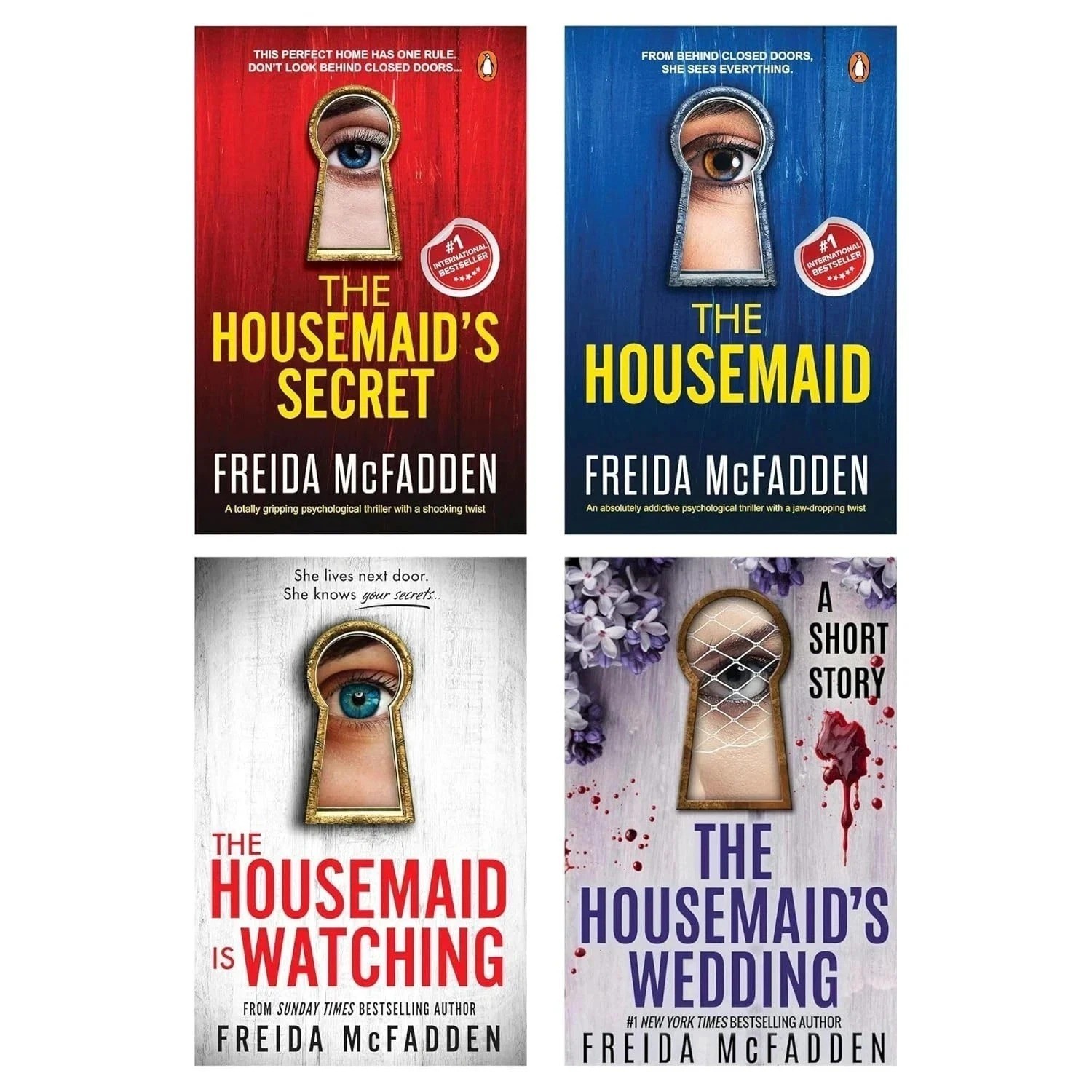 The Housemaid Series 4 Books Set by Freida McFadden, Paperback USA STOCK