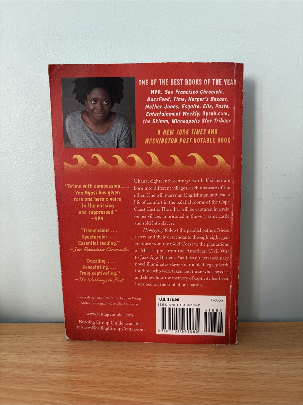 Homegoing Paperback Yaa Gyasi 2017 Historical Fiction Novel