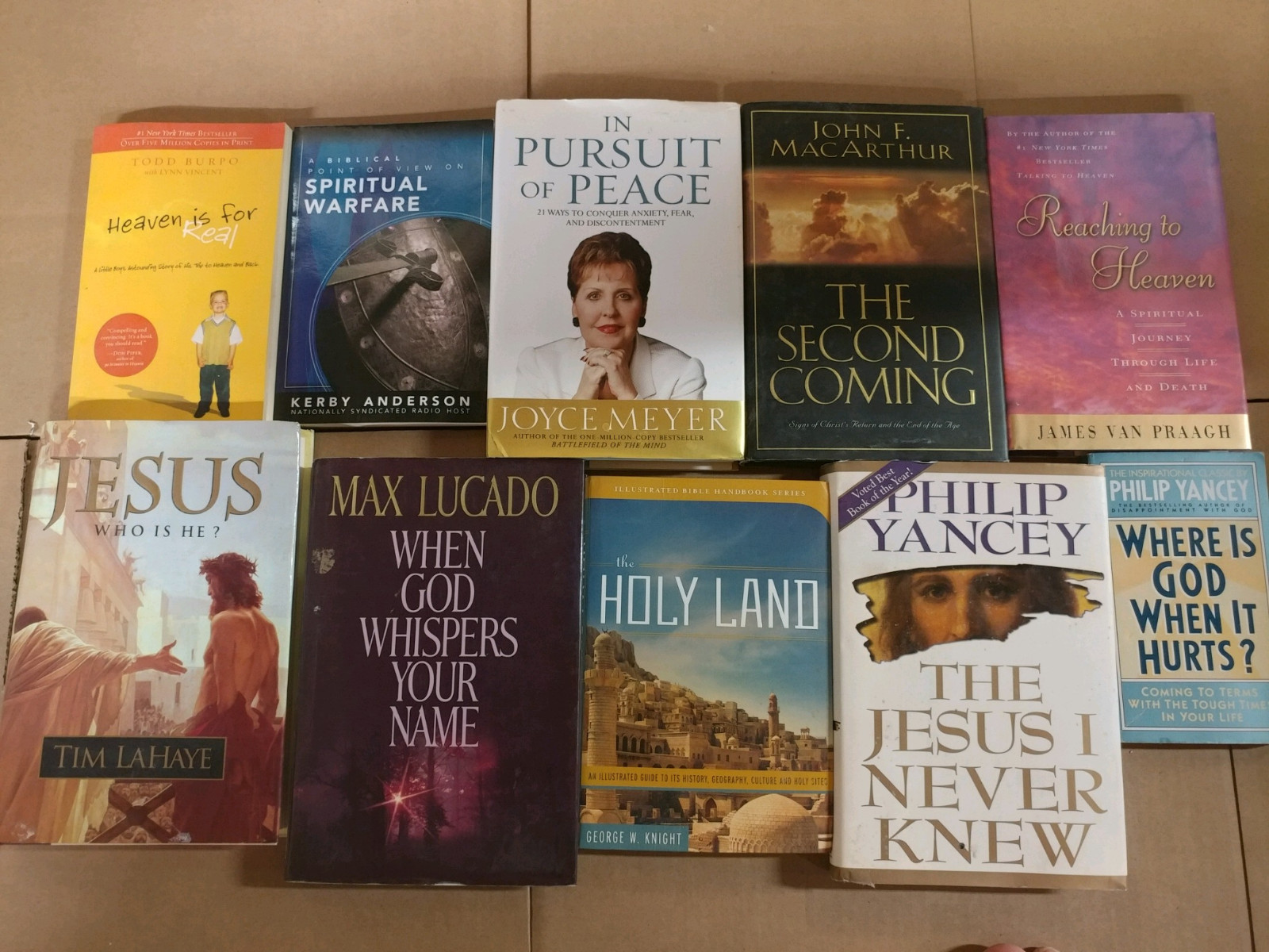 Lot of 5 Pounds LBs Christian Prayer Bible Jesus Theology Pray Books RANDOM*MIX