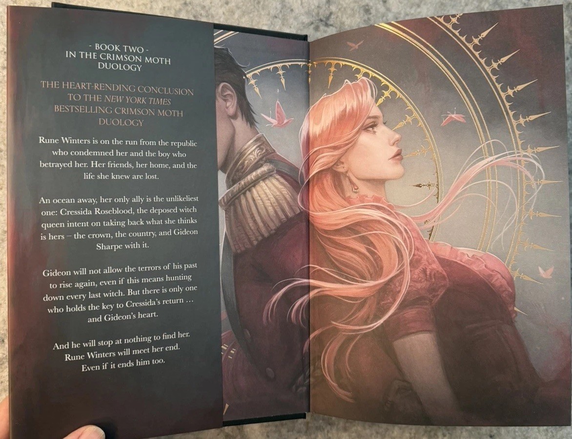 SIGNED The Rebel Witch by Kristen Ciccarelli (Crimson Moth #2) Fairyloot Edition