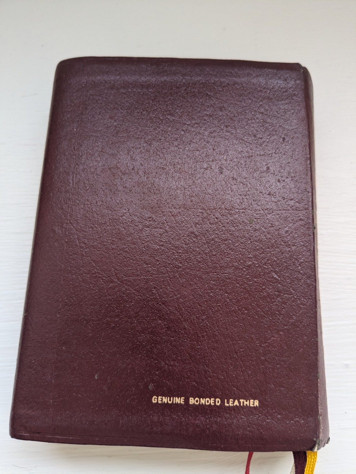 NKJV Compact Reference Bible Snap Flap Close Burgundy Leather 1985 Nelson 244SBG