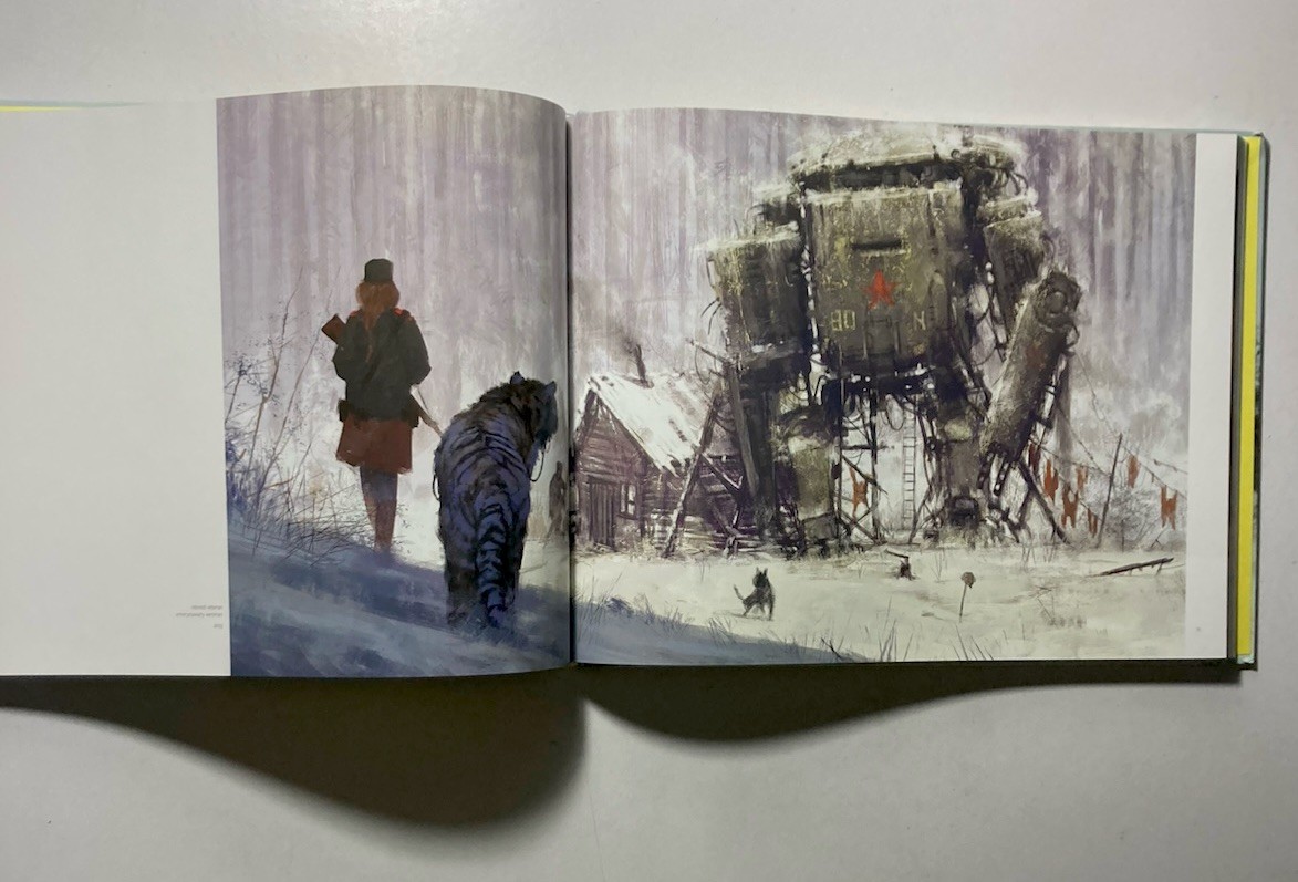“Howling At The Moon” JAKUB ROZALSKI 2018 Hardcover Art Book Steampunk RARE
