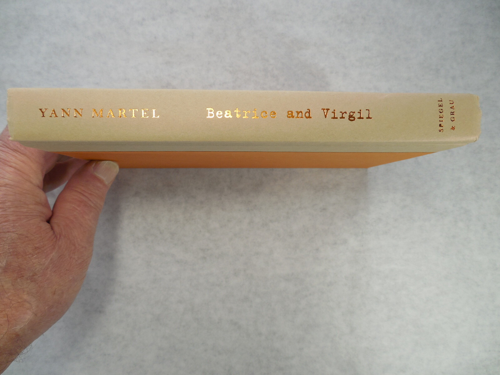 Beatrice and Virgil by Yann Martel, 2010, 1st Ed, 1st Pr, Signed, Very Good