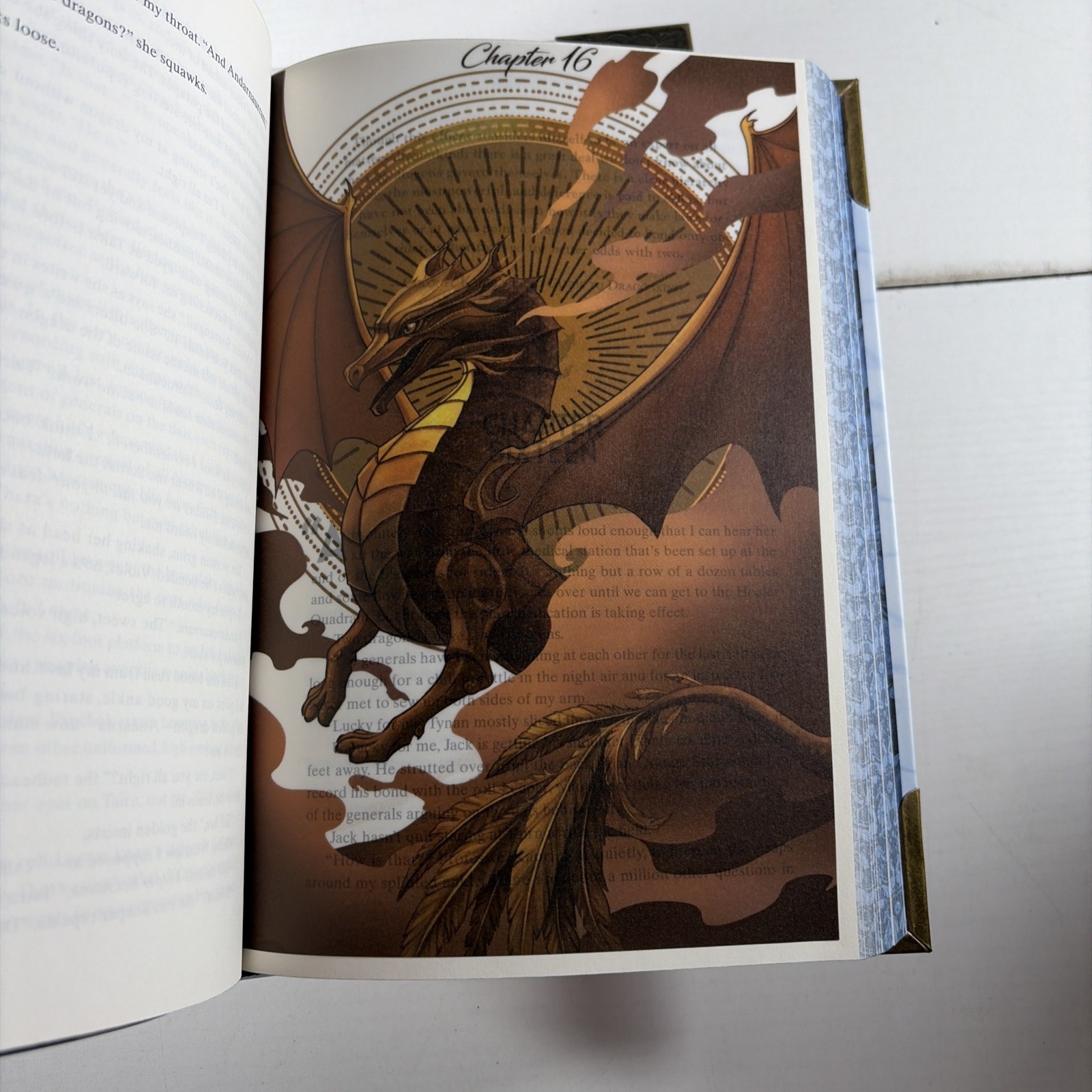 Fourth Wing SIGNED & Iron Flame Bookish Box Luxe Edition Rebecca Yarros Overlays
