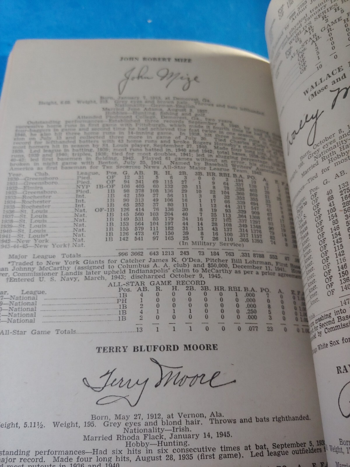 1946 TSN BASEBALL REGISTER, tape on spine, awesome content 288 pages