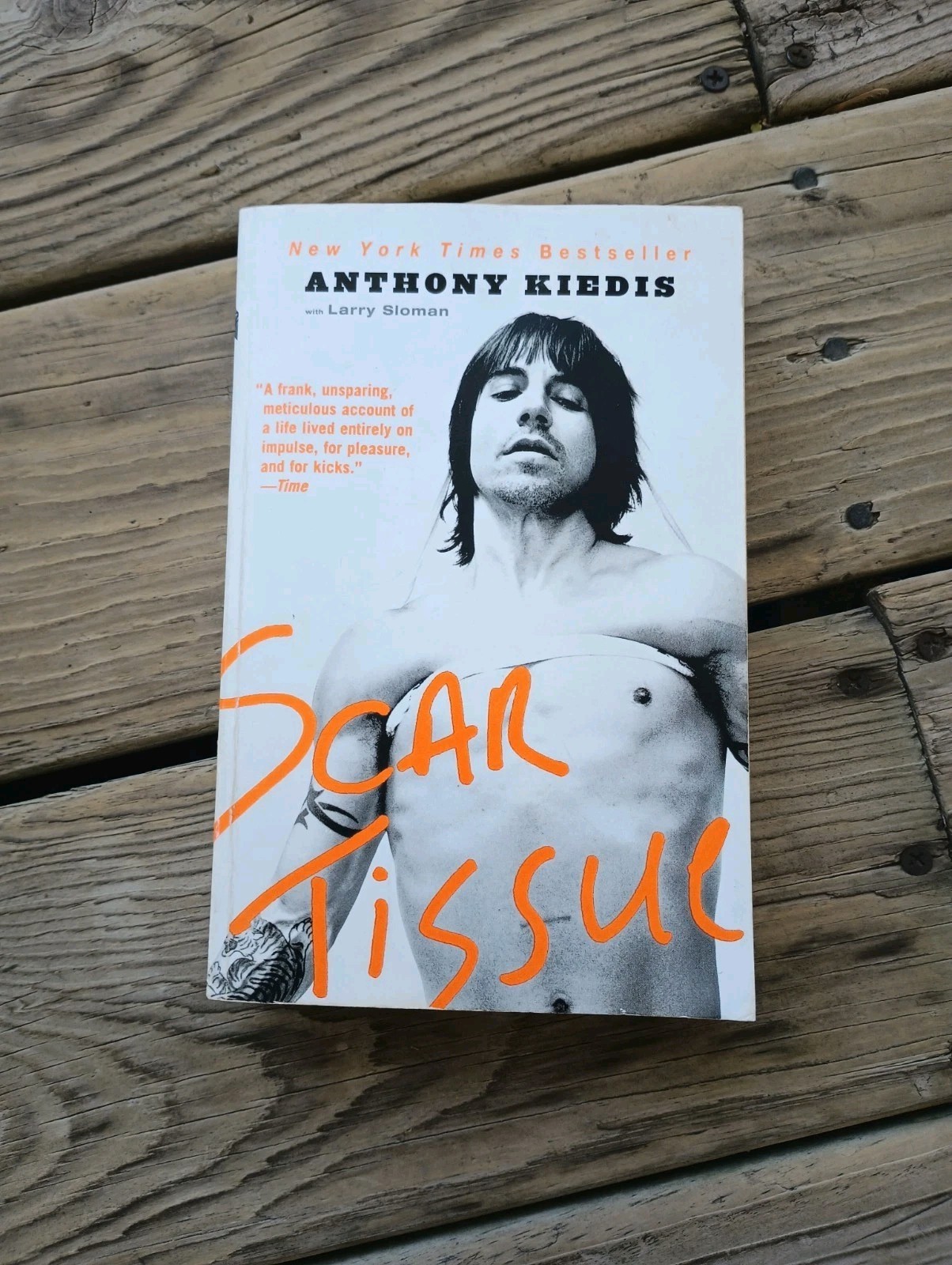 Scar Tissue Paperback Book RHCP Red Hot Chili Peppers Anthony Kiedis & Larry S