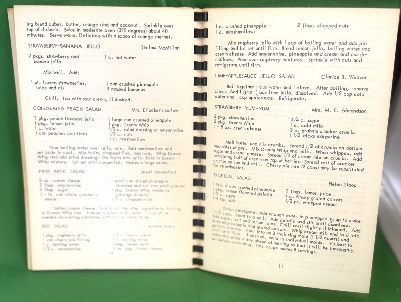 Favorite Recipes Ashe County N.C. Extension Homemakers Cookbook 1970