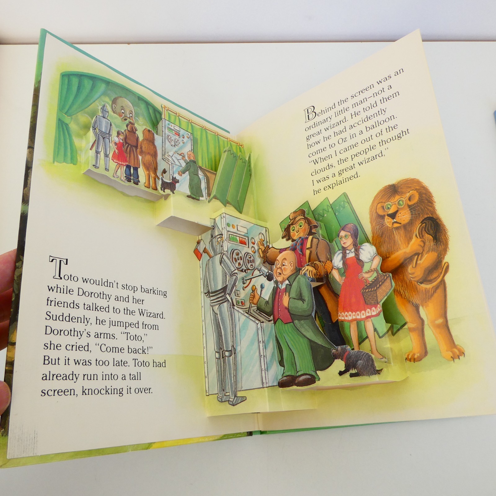 The Wonderful Wizard of Oz Treasury Collection 4 Pop Up Books Set 1991 Vintage