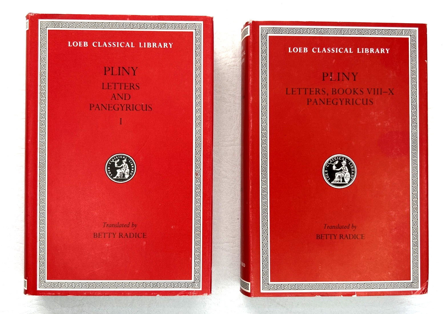 Loeb Classical Library: Pliny Letters & Panegyricus Complete 2 Volume Set