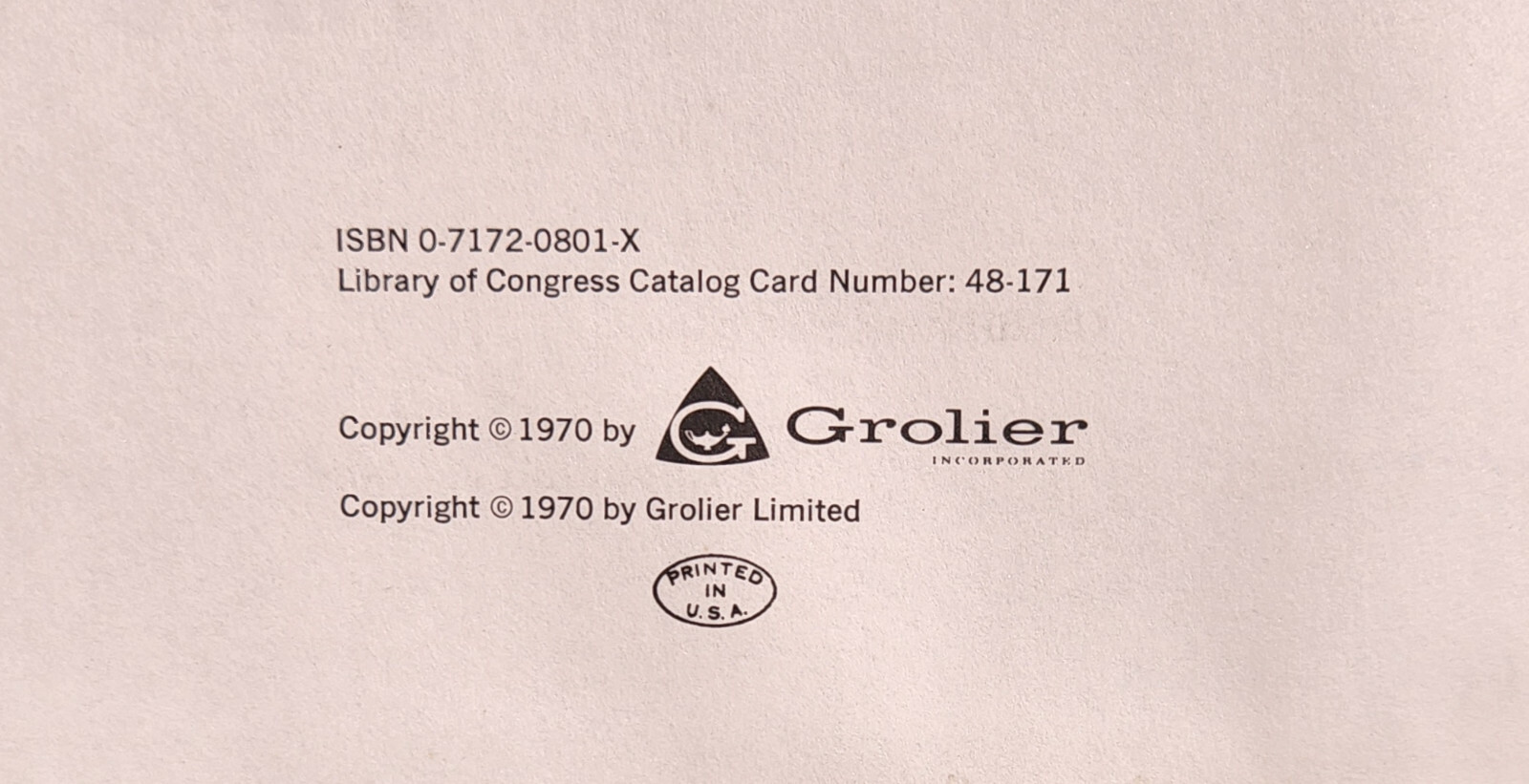 Grolier Encyclopedia Year Book 1970 Hardcover 512 Pages Of Highlights & History